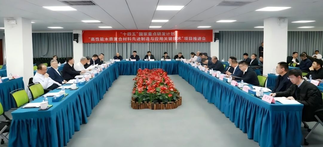 “十四五”國家重點研發(fā)計劃“高性能木質(zhì)復(fù)合材料先進制造與應(yīng)用關(guān)鍵技術(shù)”項目推進會于新港集團順利召開！